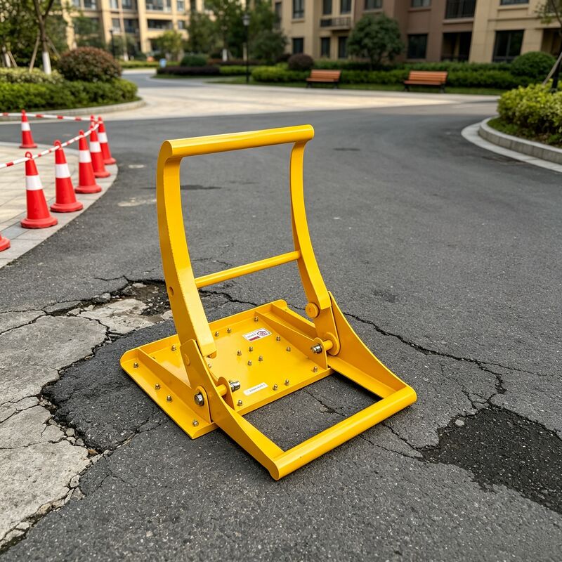 13.4 kg Klappbare tragbare Fahrzeugbarrikaden mit Aluminiumprofil für Stadtstraßen mit geringer Geschwindigkeit und Einsatz für eine Person