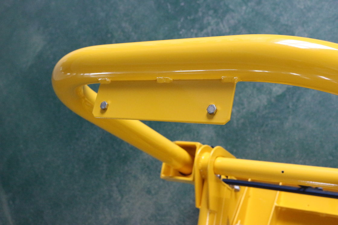 Faltbare 660mm Breite tragbare Fahrzeugabsperrung mit elektrostatischer Pulverbeschichtung für Baustellen