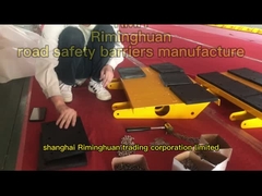 Tragbares Fahrzeug verbarrikadiert produktiven Prozess