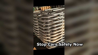 Mobile Fahrzeugschranken halten Autos sicher an